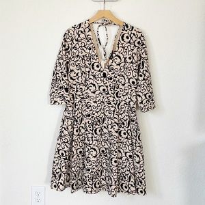 Smak Parlour • Pocketed Velvet Embroidered Dress